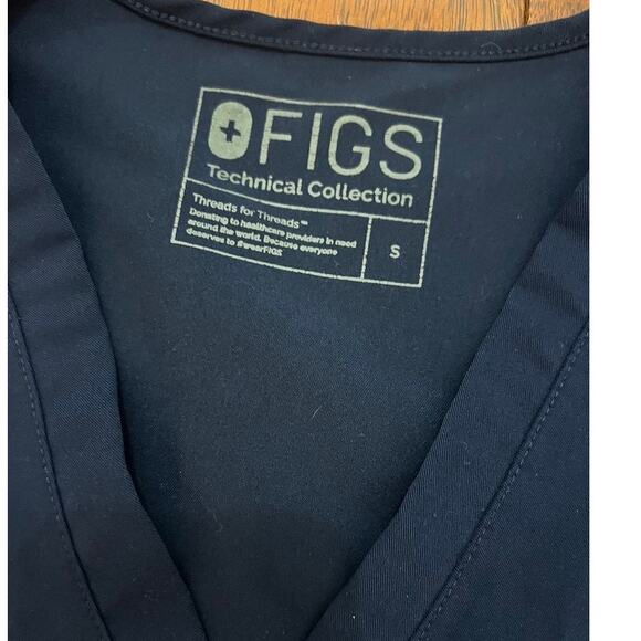 EUC FIGS Ceil Blue Scrub Set Caterina top w Zamora joggers sz S - Picture 5 of 10